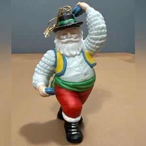 Danbury Mint ornament Spain Santa’s Around The World Christmas maracas dancing